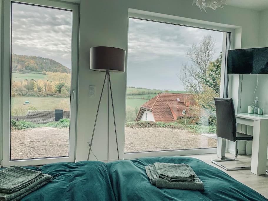 Modernes Doppelzimmer Friedewald Rhoenblick Friedewald (Hessen) Exterior foto
